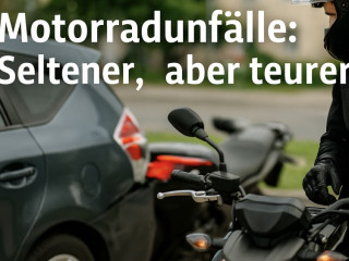 Eine aktuelle Auswertung der R+V zeigt: Der Schadendurchschnitt liegt deutlich über dem von Pkw. Welche Ursachen dahinterstecken – und warum eine Fahrerschutz-Versicherung für Biker besonders sinnvoll ist.