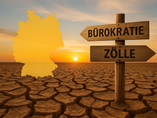 Die Krisenstimmung in der deutschen Wirtschaft bleibt erhalten.