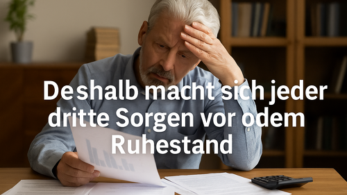 Viele über 50-Jährige sehen ihre finanzielle Absicherung im Alter kritisch – und handeln dennoch nicht.