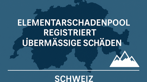 Mit versicherten Schäden in Höhe von rund 300 Millionen Franken war auch das Jahr 2024 ein überdurchschnittliches Schadenjahr für den Schweizer Elementarschadenpool.