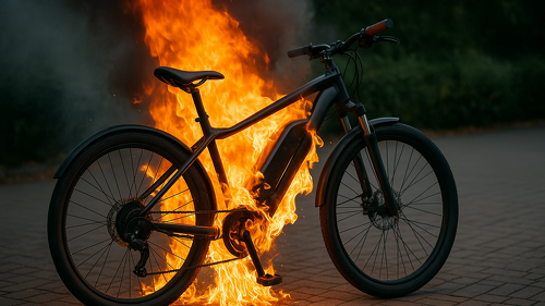 27 Prozent aller registrierten Lithium-Ionen-Brände im Vereinigten Königreich im Jahr 2024 gehen auf E-Bikes zurück.