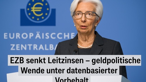 Achte Leitzinssenkung seit Mitte 2024- liegt damit bei 2,00 %.