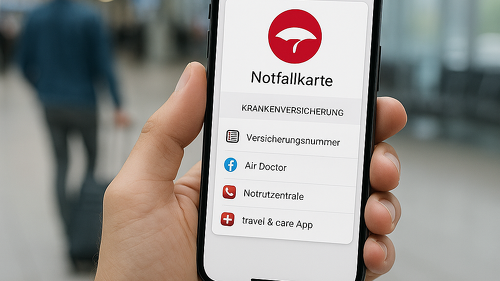 Die ERGO Reiseversicherung hat ihr Serviceangebot weiter digitalisiert und eine digitale Notfallkarte eingeführt (Symbolbild).