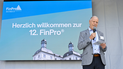Prof. Dr. Fred Wagner (Universität Leipzig) eröffnet die FinPro 2025.