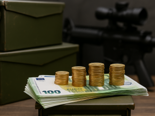 56 Prozent der Deutschen halten  Rüstungs-Investments inzwischen für legitim.