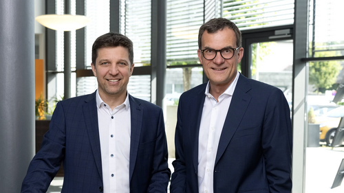 Robert Schmidt (links) und Klaus Liebig, Geschäftsführer der vfm-Gruppe
