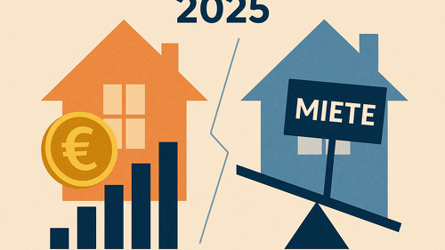 Die Immobilienpreise sinken, die Mieten steigen: Was bedeutet das für Wohnen in Deutschland? Der neue Postbank Wohnatlas 2025 zeigt es.