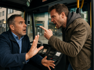 Beschäftigte in Verkehrsunternehmen sind überdurchschnittlich häufig Übergriffen durch betriebsfremde Personen ausgesetzt.