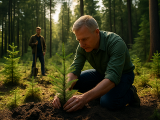 Jeder Euro, der in die Wiederaufforstung fließt, erzeugt laut einer aktuellen Studie des Instituts für ökologische Wirtschaftsforschung (IÖW) im Auftrag des Bundesverbands der Deutschen Volksbanken und Raiffeisenbanken (BVR) einen gesellschaftlichen Mehrwert von rund zwölf Euro.