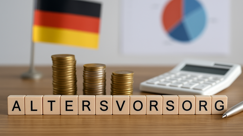 Das fehlende 'e' am Ende steht symbolisch für die ausbleibenden politischen Entscheidungen zur Reform der privaten Altersvorsorge.