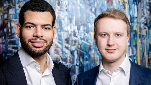 Robert Lindenstreich (links) und Florian Kania sind die Mitgründer und Geschäftsführende Gesellschafter von Remedium aus Frankfurt am Main.