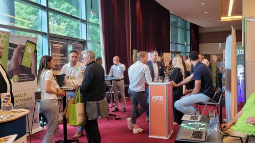 Eindruck vom Messe-Treiben auf der VIFIT in Frankfurt am Main.