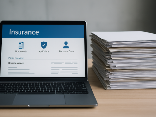 Die Kundenportale der Versicherer sind im Aufwind -  doch Papierunterlagen behalten weiterhin eine erstaunlich große Bedeutung.