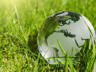 Glas-Globus-glaenzt-ingruenem-Gras-107273862-FO-stockWERK