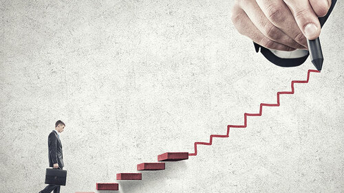 Hand-zeichnet-Treppe-fuer-Anzugtraeger-94586288-FO-Sergey-Nivens