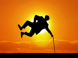 Mann-Stock-Sonnenuntergang-46871727-FO-Kalle-Kolodziej