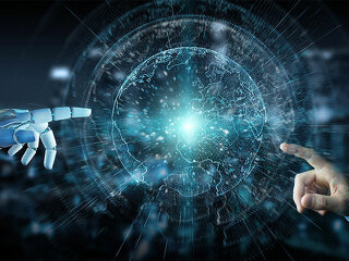 Hand-Roboter-digitale-Weltkugel-201720973-FO-sdecoret