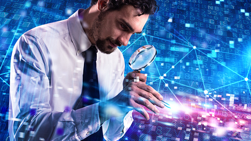 Anzugtraeger-Lupe-Pinzette-Datenstrom-185311271-FO-alphaspirit