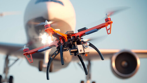 Drohne-vor-Flugzeug-124937629-FO-assetseller