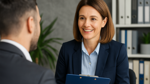 Kundenzufriedenheit in der Assekuranz: Mit Vermittler sind 73 Prozent zufrieden, ohne Vermittler nur 57 Prozent.