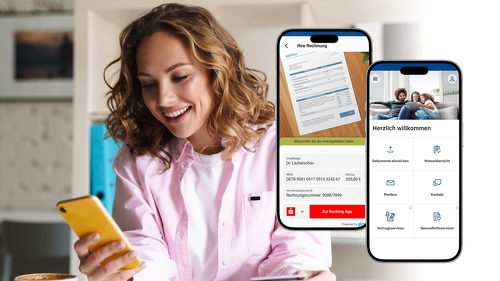 Die Versicherungskammer erweitert ihre App „Mein GesundheitsManager“ um eine Bezahlfunktion für Arztrechnungen.