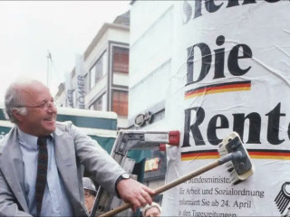 1986 04 XX Norbert Blüm CDU - Die Rente ist sicher - Aufnahme von 1997