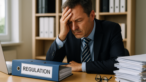 Zwischen Formularen und Fristen: Makler kämpfen zunehmend mit der Regulierungsflut (Symbolbild).