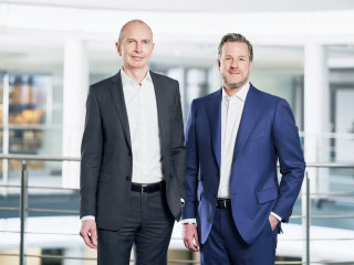 Die Co-CEOs Dr. Andreas Eurich (links) und Oliver Schoeller stellten am 16. Oktober 2025 die neue Strategie der BarmeniaGothaer vor.