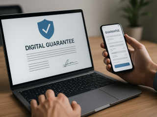 AXA und Trustlog kooperieren bei digitaler Bürgschaftsabwicklung.