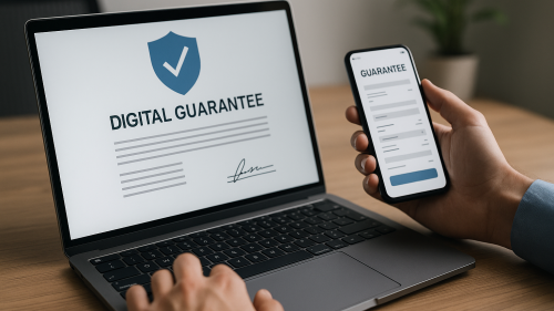 AXA und Trustlog kooperieren bei digitaler Bürgschaftsabwicklung.