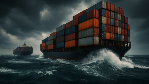 Jährlich verschwinden rund 1.300 Container im Meer – mit gravierenden Folgen für Umwelt, Handel und Versicherer.