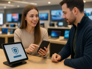 Integrierte Versicherungsangebote werden beispielsweise bei Elektronik-Märkten eingesetzt.