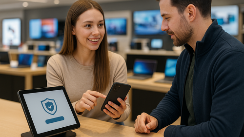 Integrierte Versicherungsangebote werden beispielsweise bei Elektronik-Märkten eingesetzt.