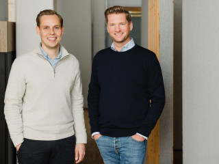 Perseus-Geschäftsführer Gerrit Knichwitz (links) und Mitgründer Sören Brokamp.