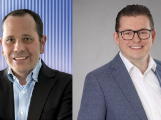 Christian Jaffke, Geschäftsführer von MORGEN & MORGEN und Christian Häsch, Vertriebsleiter der Alte Leipziger Lebensversicherung
