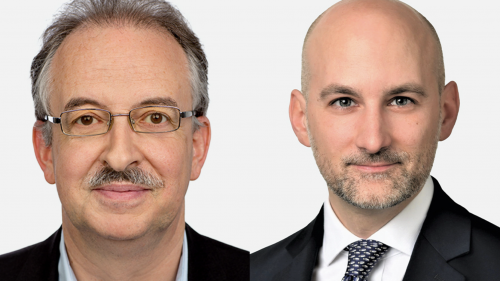 Dr. Peter Stankewitsch (links) und Dr. Conrad Ruppel beide sind für Baker McKenzie in Frankfurt tätig.