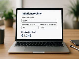 Die Digitale Rentenübersicht wurde um einen Inflationsrechner erweitert.
