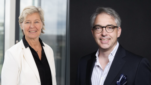 Christine Berthold-Poje und Maxim Pertl von Clearwater Analytics