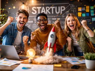 Repräsentative Umfrage zeigt: Mehr als jeder Zweite unter 25 Jahren kann sich vorstellen, ein eigenes Unternehmen zu gründen.