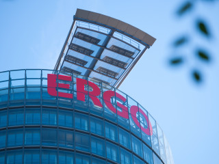 Der ERGO-Hauptsitz in Düsseldorf.