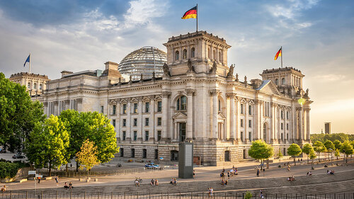 Reichstagsgebäude in Berlin – Sitz des Deutschen Bundestags