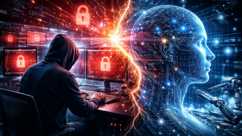 Cyberangriffe bleiben das größte Geschäftsrisiko, während Künstliche Intelligenz neue Unsicherheiten und Angriffsflächen schafft (Symbolbild).