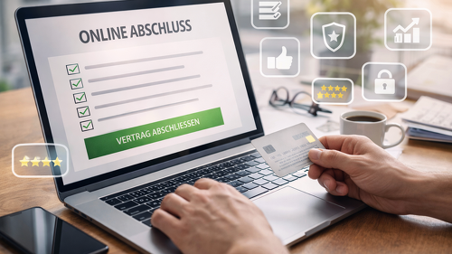 Wie steht es um die Kundenzufriedenheit bei Online-Abschlüssen mit Versicherern? Das zeigt eine aktuelle Untersuchung (Symbolbild).