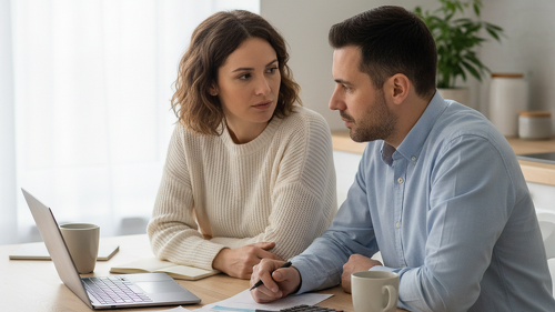 Statistik 2025: Verteilung des Haupteinkommens bei Paaren in Deutschland.