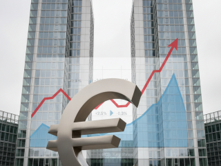 Die Europäische Zentralbank (EZB) in Frankfurt. Der EZB-Rat hat beschlossen, die Leitzinsen im Februar 2026 unverändert zu lassen.