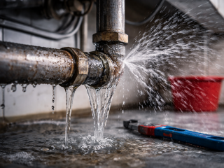Leitungswasserschäden entstehen häufig durch defekte oder geplatzte Wasserleitungen und können erhebliche Schäden an Gebäude und Hausrat verursachen.