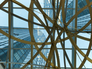 Deutsche Bank-Türme – Blick durch die Sphäre
Zentrale in Frankfurt am Main