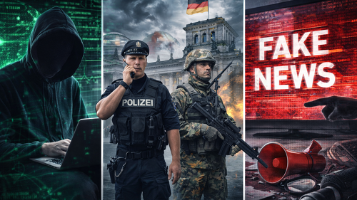 Hybride Bedrohungen verbinden Cyberangriffe, Desinformation und sicherheitspolitische Risiken – laut Umfrage sehen viele Bürger Deutschland darauf nur begrenzt vorbereitet.