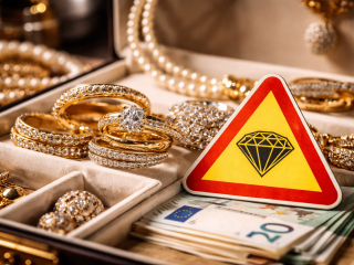 Hochwertiger Schmuck kann schnell die Grenzen der Hausratversicherung überschreiten – ohne regelmäßige Überprüfung droht eine Unterversicherung trotz vorhandenen Schutzes.