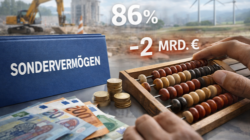Das Sondervermögen sollte Investitionen in Infrastruktur und Klimaschutz anstoßen – neue Auswertungen zeigen jedoch, dass ein Großteil der Mittel bislang keine zusätzliche Wirkung entfaltet.